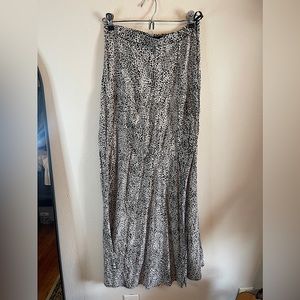 Motel animal print maxi skirt, size S